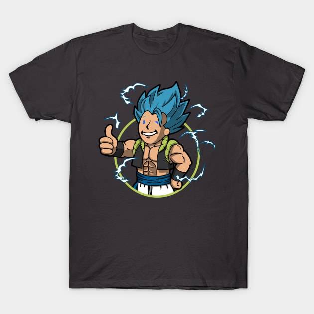 Cool Anime Superhero Warrior Gaming Mascot Parody T-Shirt by BoggsNicolas